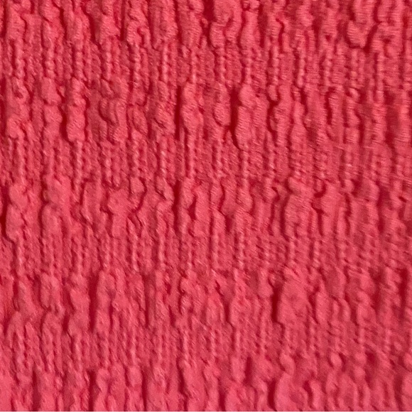 Elodie Pink Textured Short Sleeve Mini‎ Dress Size Large - Picture 3 of 5